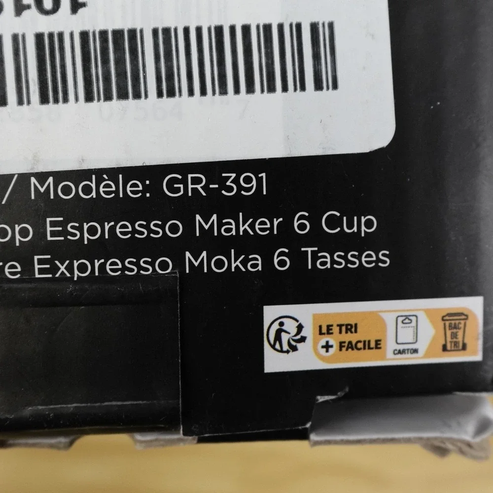 GROSCHE Milano Stovetop Espresso Maker Moka Pot 6 Espresso Cup, 9.3 oz, Red